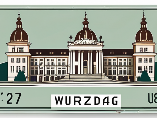 A vehicle registration plate with a customizable section