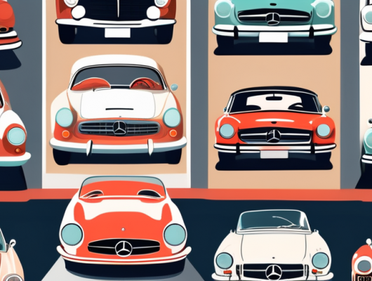 A collection of classic cars