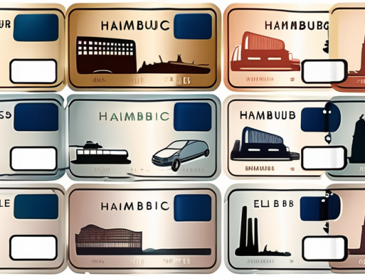 Various types of vehicle license plates