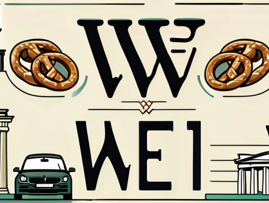 A german car license plate with the initials 'wf' on it