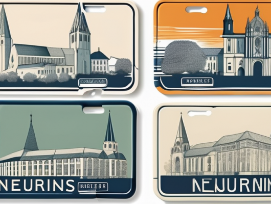 Various car license plates