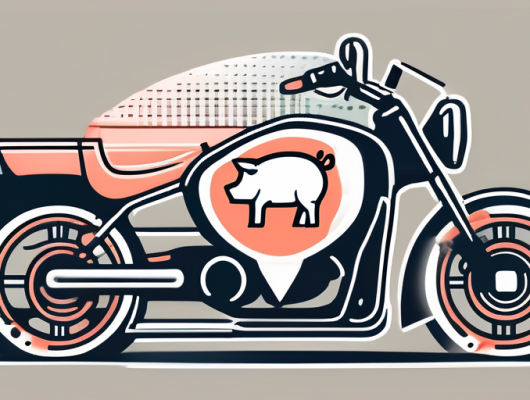 A motorcycle with a highlighted interchangeable license plate