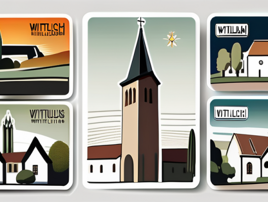 Various distinctive landmarks of wittlich