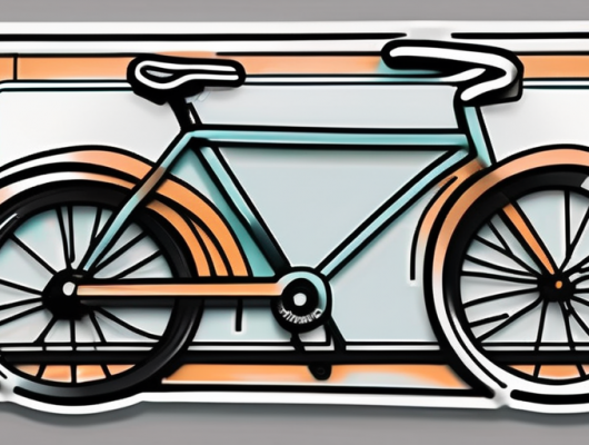 A bicycle rack on the back of a car