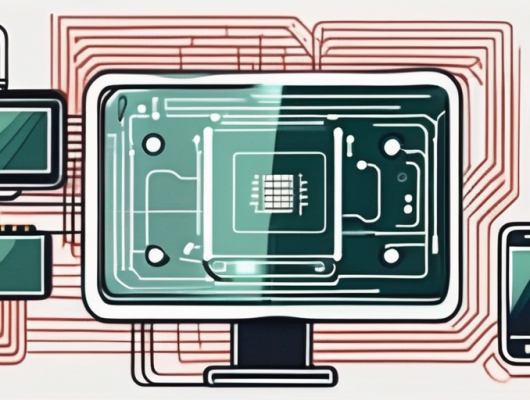 A powerful microchip emitting energy