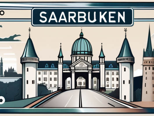 A car with a saarbrücken license plate