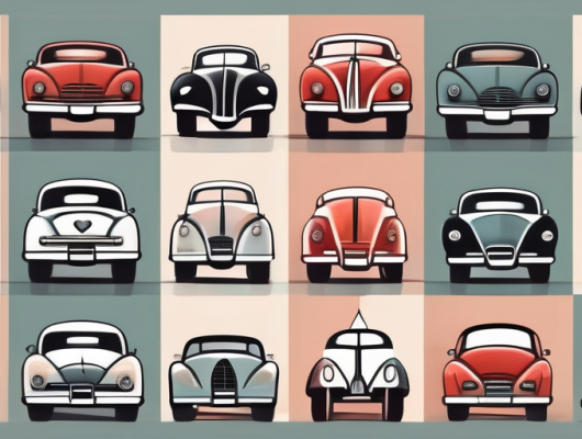 A variety of classic and modern cars