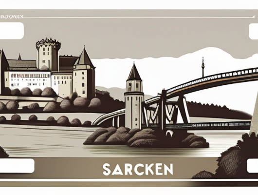 A vehicle registration plate with a generic design