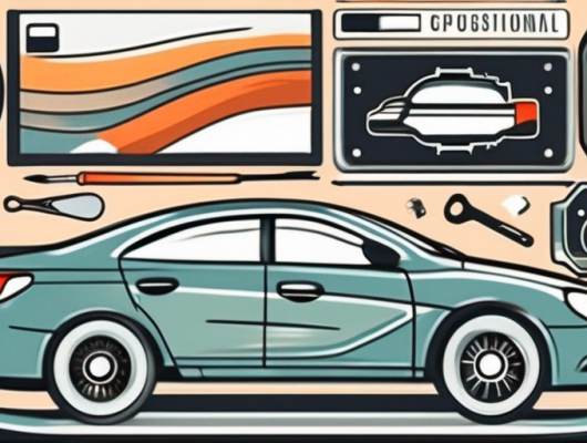 A personalized license plate on a car