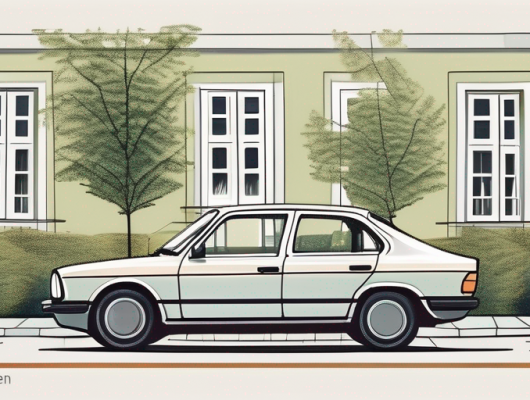 A german car with a gö-kennzeichen (license plate)