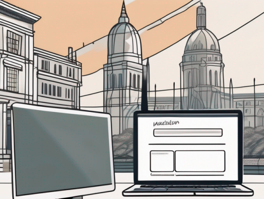 A computer screen displaying a reservation form