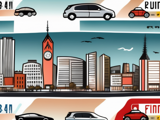 Various types of vehicle license plates