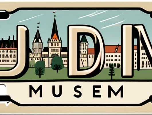 A german license plate with the letters "dn" (representing düren)