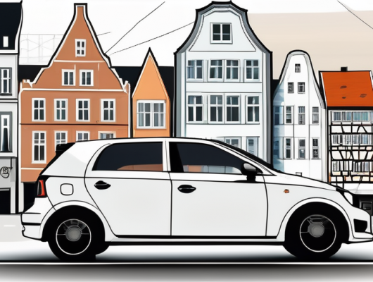 The cityscape of rostock