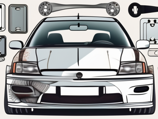 Various car license plate holders