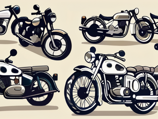 A variety of simson motorcycle side license plate holders