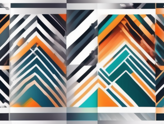 A camera focusing on a vibrant subject with a blurred or pixelated background