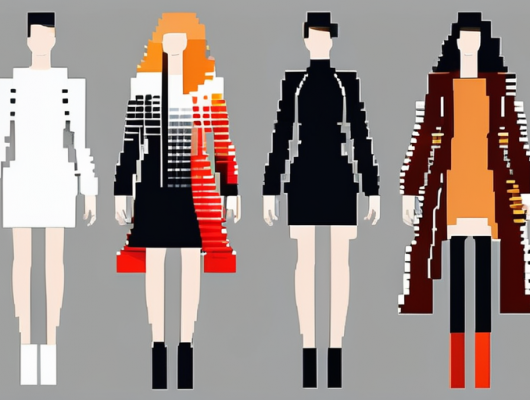 A fashionable clothing item like a dress or a jacket