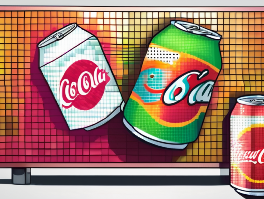 A pixelated image of a product