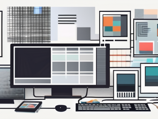 Various technological tools like a computer