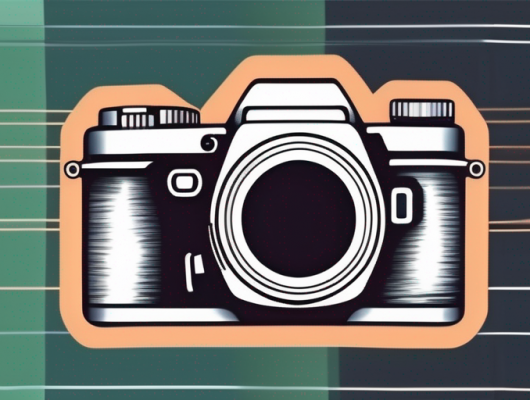 A camera capturing an image