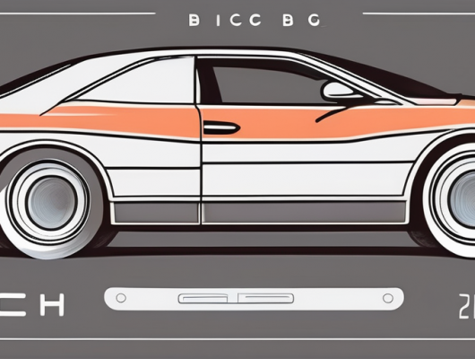 A car with a switchable license plate