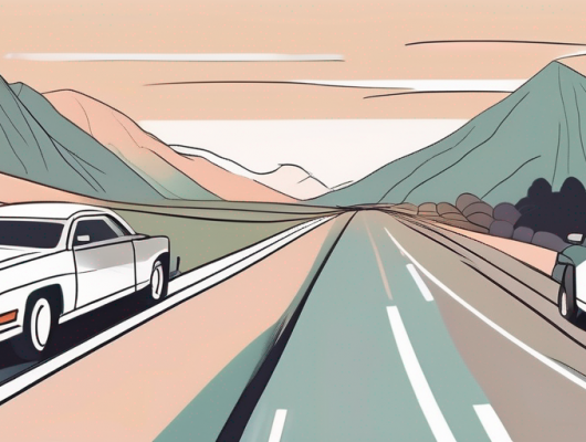 A car with interchangeable license plates