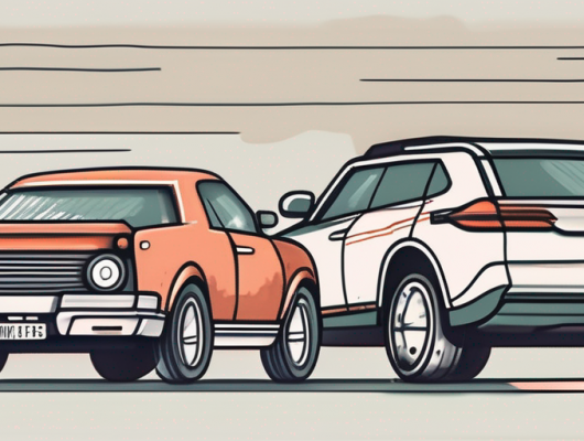 Two different vehicles