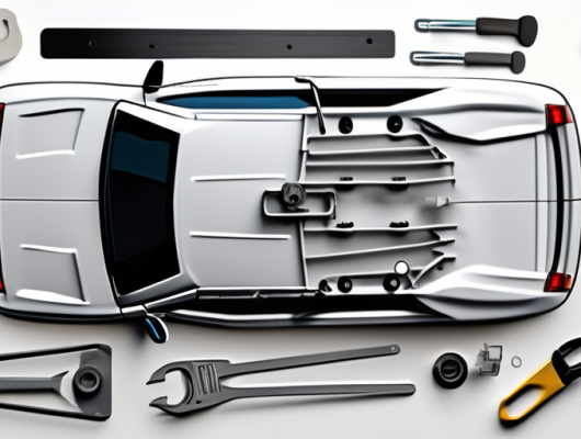 A 3d license plate being installed on a car