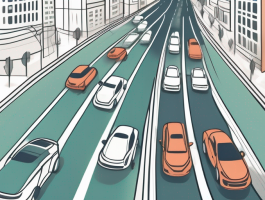 A car with interchangeable license plates