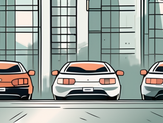 A car with two license plates