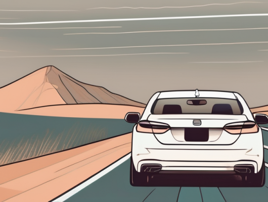 A car on an open road