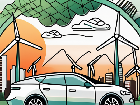 A 3d license plate on a car