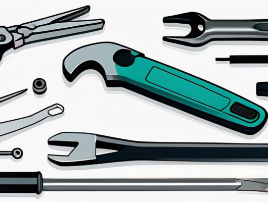 ALT-Tag: Fortschrittliche Autowerkzeugausstattung mit digitalem Diagnosegeraet, Praezisionswerkzeug und verstellbaren Zangen in professioneller Werkstatt