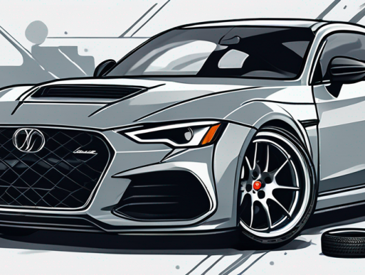 Hochleistungs-Autoteile und Zubehoer wie spezialisierte Reifen, verbesserte Federungssysteme und erstklassige Motorkomponenten für getunte Autos.