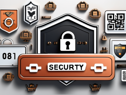 A 3d license plate and a qr code