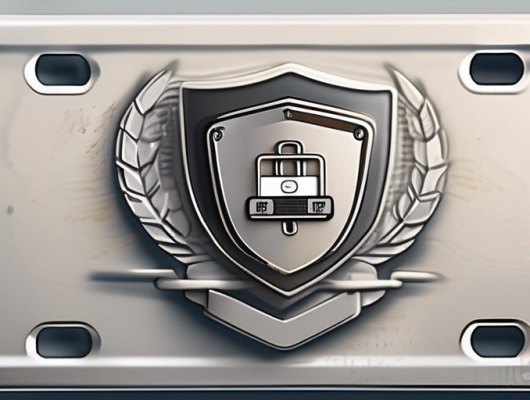 A 3d license plate and an rfid chip