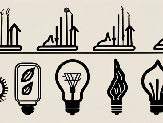 Various carbon footprint symbols
