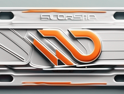 A sleek and modern 3d license plate