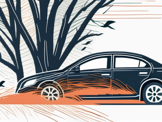 Beschaedigte Autotuer und zerkratzter Lack durch Wildunfall, betont die Wichtigkeit der Kaskoversicherung.