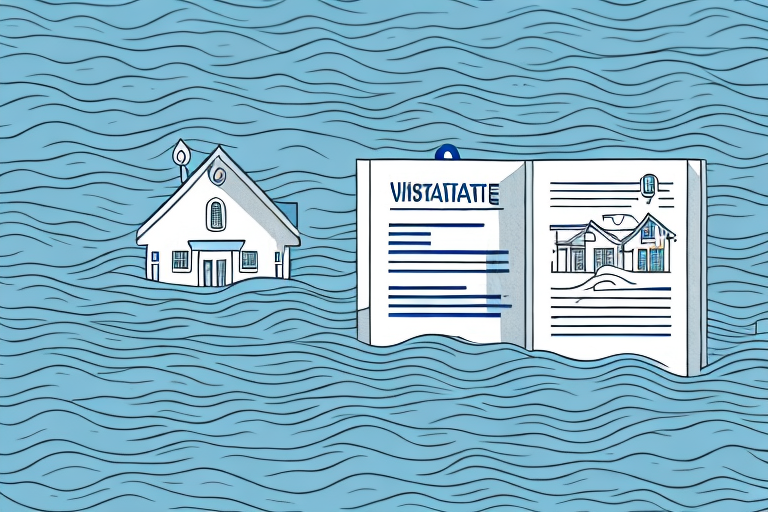 A house with visible water damage