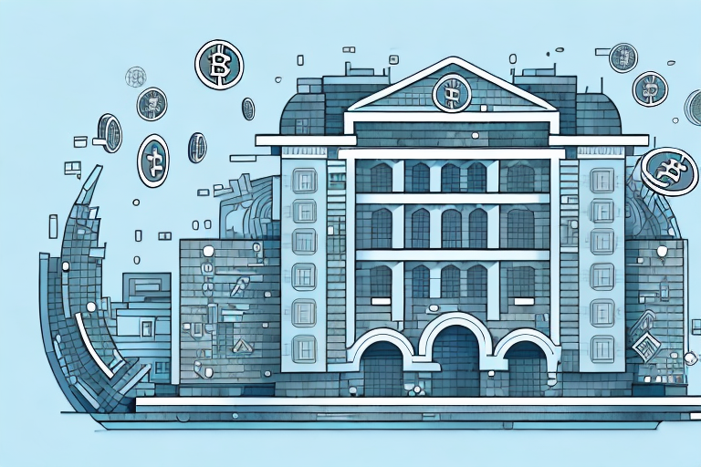 A residential building with a protective shield symbolizing insurance