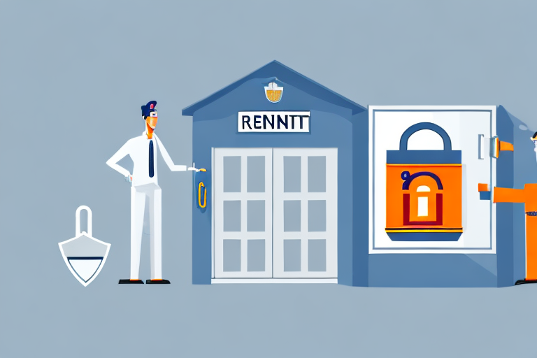 A rental apartment with visible insurance policies like a fire extinguisher