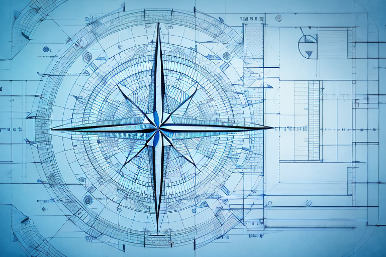 An architect's blueprint