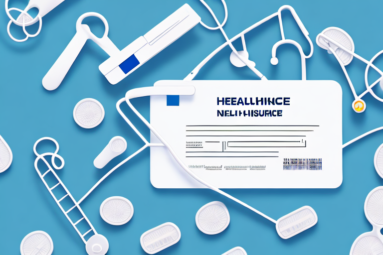A health insurance card nestled in a safety net