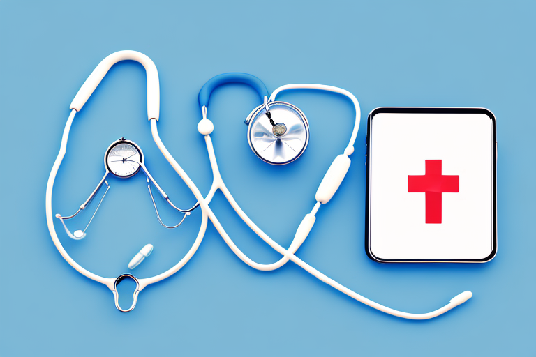 A medical stethoscope and a retirement savings jar