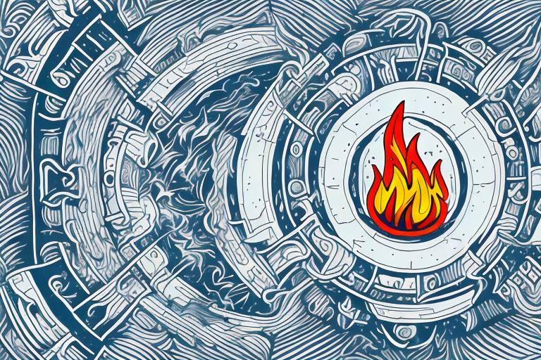 A sturdy door with fire-resistant features