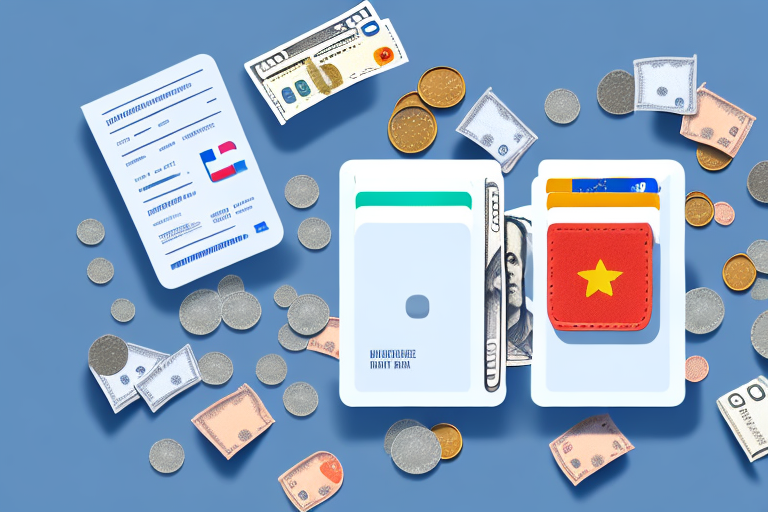 A wallet with euros coming out and a health insurance card