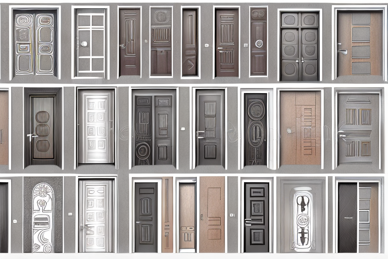 Various types of doors