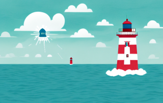 A life insurance policy floating on a calm sea